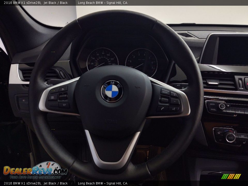 2018 BMW X1 sDrive28i Jet Black / Black Photo #10