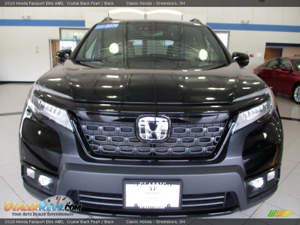 2019 Honda Passport Elite AWD Crystal Black Pearl / Black Photo #2