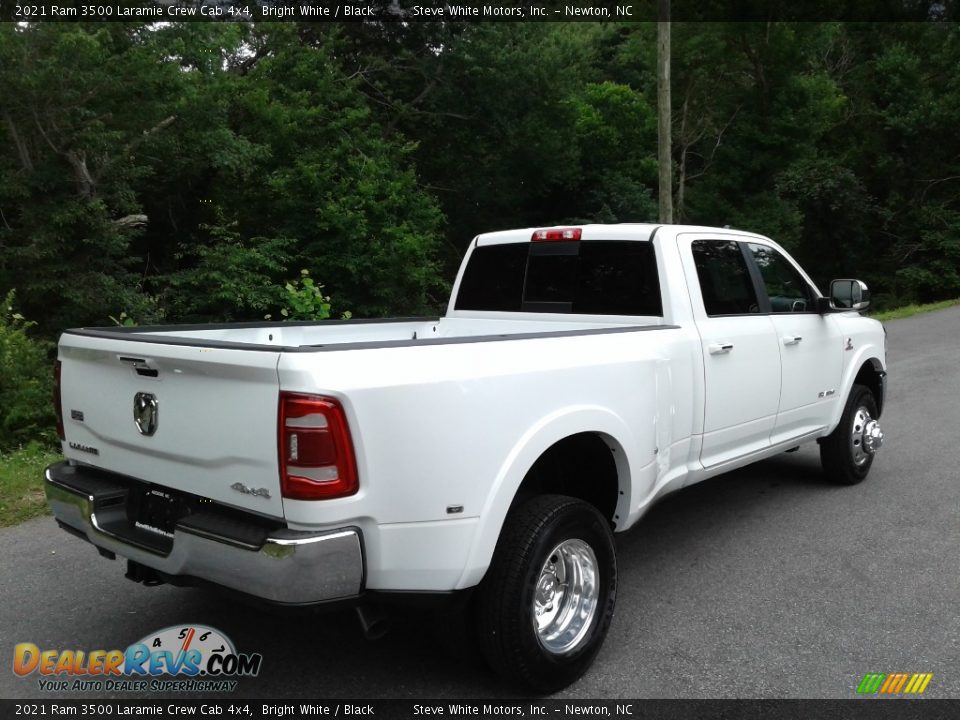 2021 Ram 3500 Laramie Crew Cab 4x4 Bright White / Black Photo #6