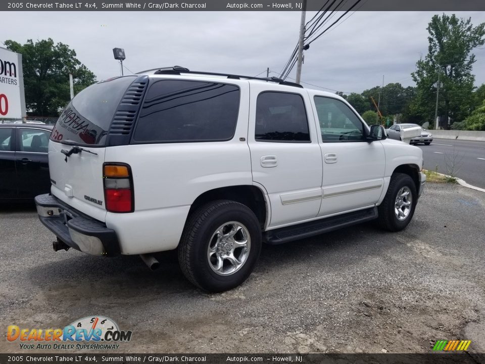 2005 Chevrolet Tahoe LT 4x4 Summit White / Gray/Dark Charcoal Photo #4