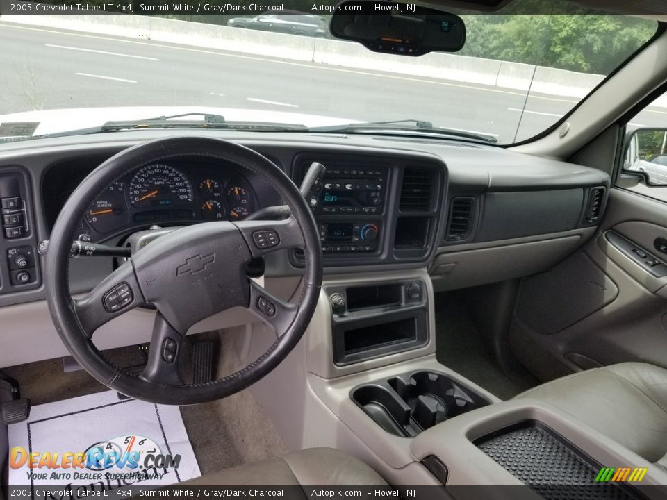 2005 Chevrolet Tahoe LT 4x4 Summit White / Gray/Dark Charcoal Photo #11