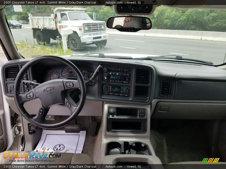 2005 Chevrolet Tahoe LT 4x4 Summit White / Gray/Dark Charcoal Photo #12