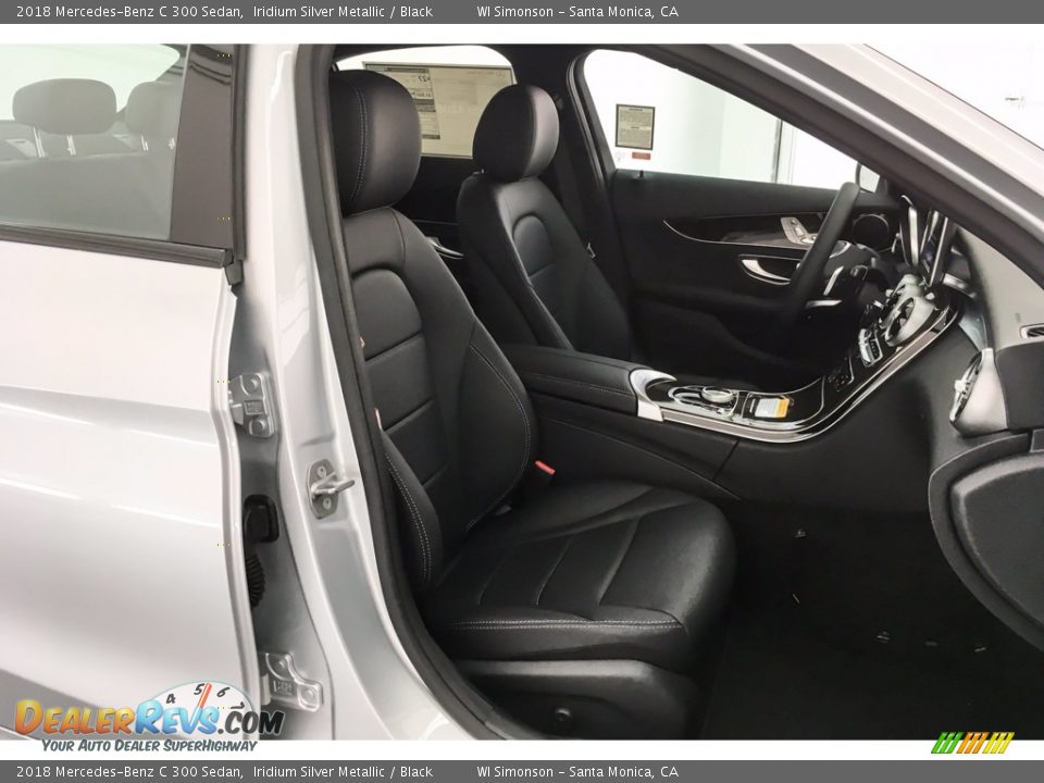 2018 Mercedes-Benz C 300 Sedan Iridium Silver Metallic / Black Photo #2