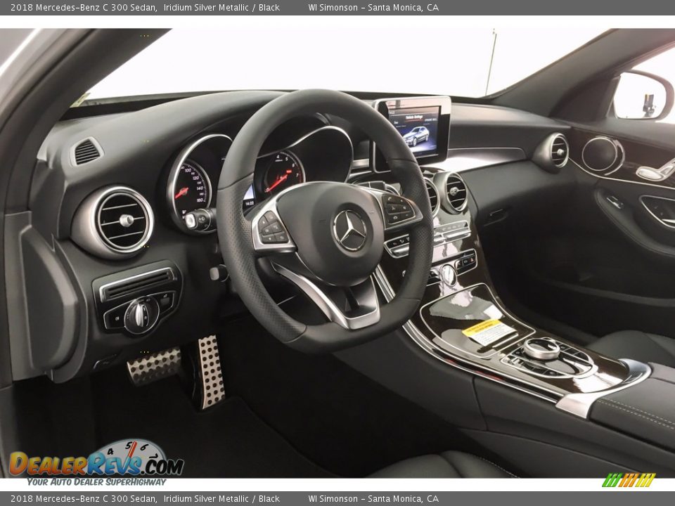 2018 Mercedes-Benz C 300 Sedan Iridium Silver Metallic / Black Photo #5