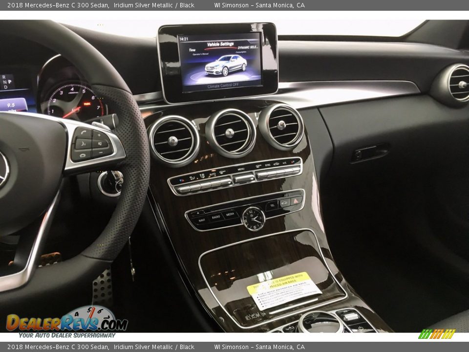 2018 Mercedes-Benz C 300 Sedan Iridium Silver Metallic / Black Photo #6