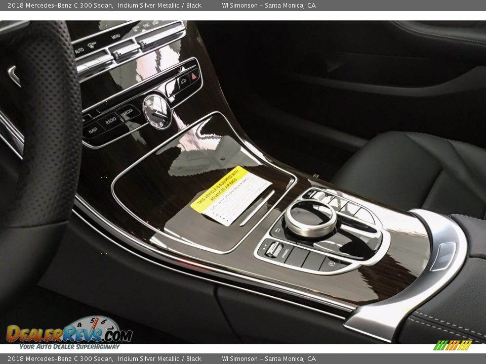 2018 Mercedes-Benz C 300 Sedan Iridium Silver Metallic / Black Photo #7