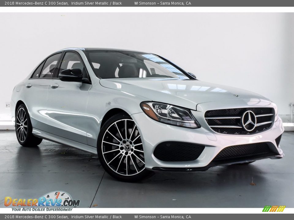 2018 Mercedes-Benz C 300 Sedan Iridium Silver Metallic / Black Photo #12