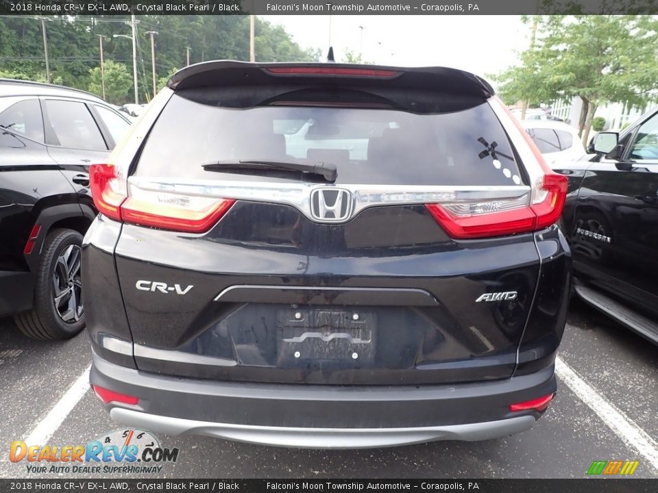 2018 Honda CR-V EX-L AWD Crystal Black Pearl / Black Photo #3