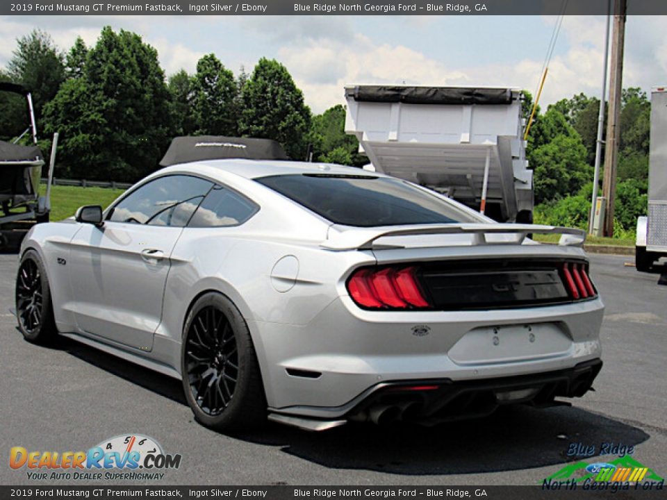 2019 Ford Mustang GT Premium Fastback Ingot Silver / Ebony Photo #3