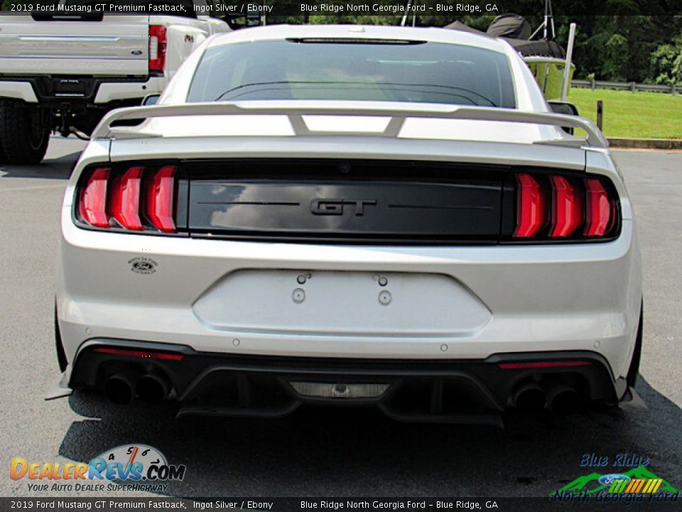 2019 Ford Mustang GT Premium Fastback Ingot Silver / Ebony Photo #4