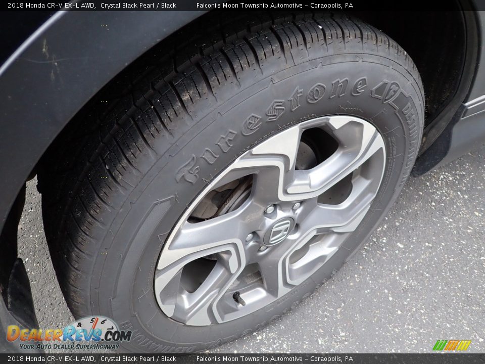 2018 Honda CR-V EX-L AWD Crystal Black Pearl / Black Photo #5