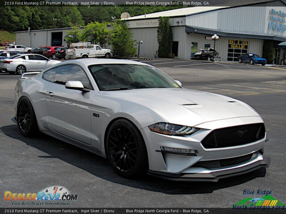 2019 Ford Mustang GT Premium Fastback Ingot Silver / Ebony Photo #7