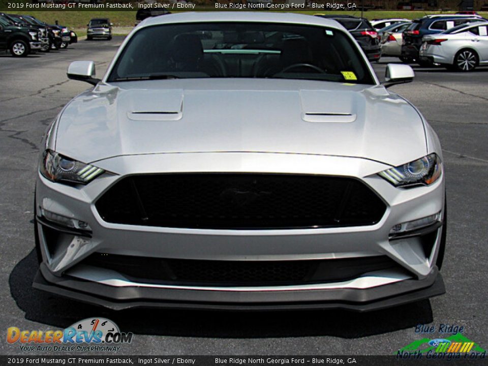 2019 Ford Mustang GT Premium Fastback Ingot Silver / Ebony Photo #8