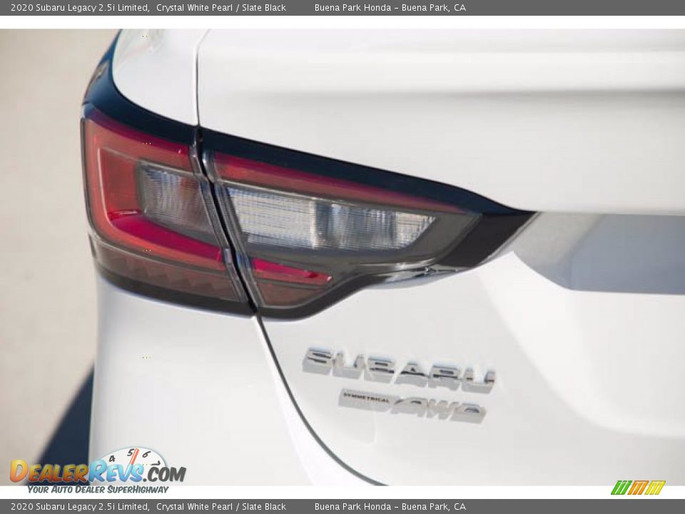 2020 Subaru Legacy 2.5i Limited Crystal White Pearl / Slate Black Photo #10