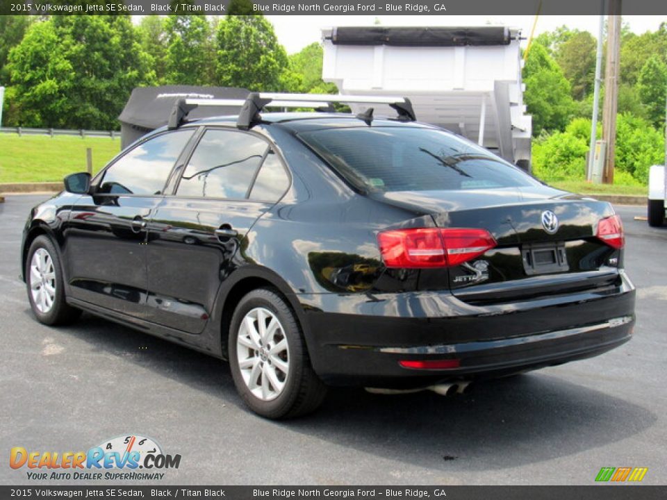 2015 Volkswagen Jetta SE Sedan Black / Titan Black Photo #3