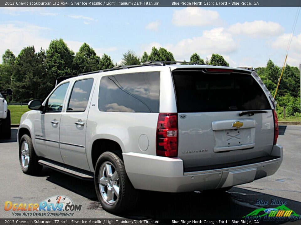 2013 Chevrolet Suburban LTZ 4x4 Silver Ice Metallic / Light Titanium/Dark Titanium Photo #3