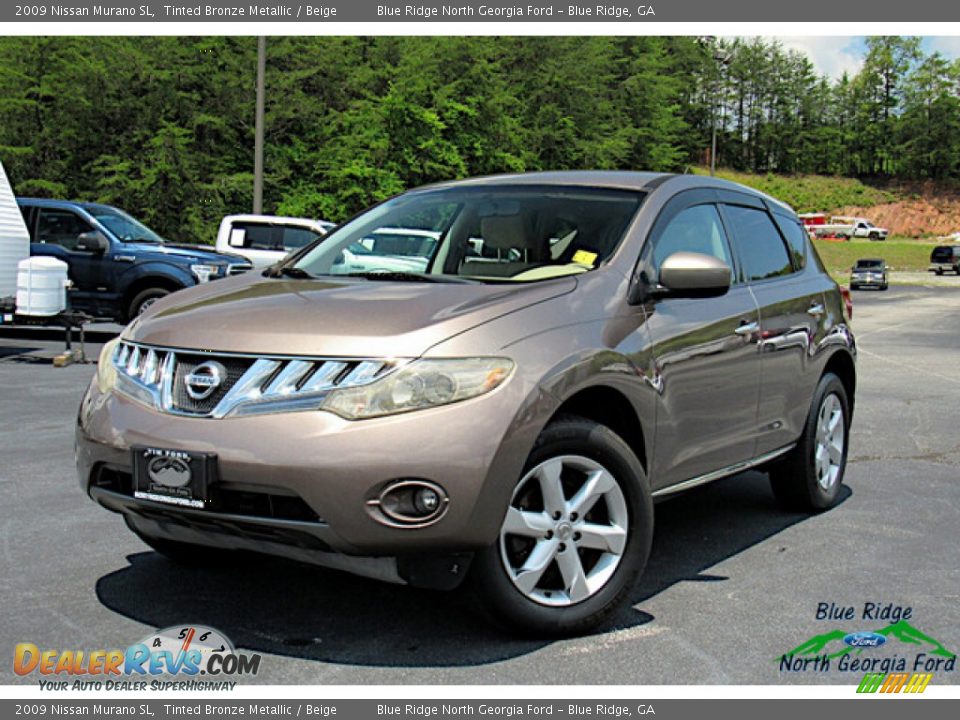 2009 Nissan Murano SL Tinted Bronze Metallic / Beige Photo #1