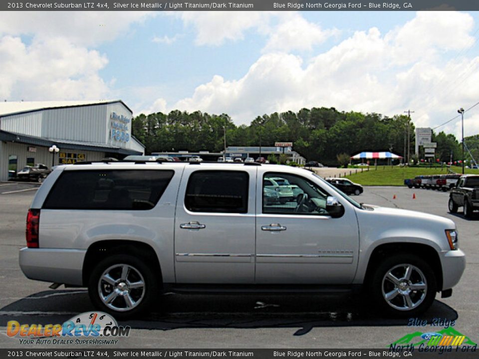 2013 Chevrolet Suburban LTZ 4x4 Silver Ice Metallic / Light Titanium/Dark Titanium Photo #6