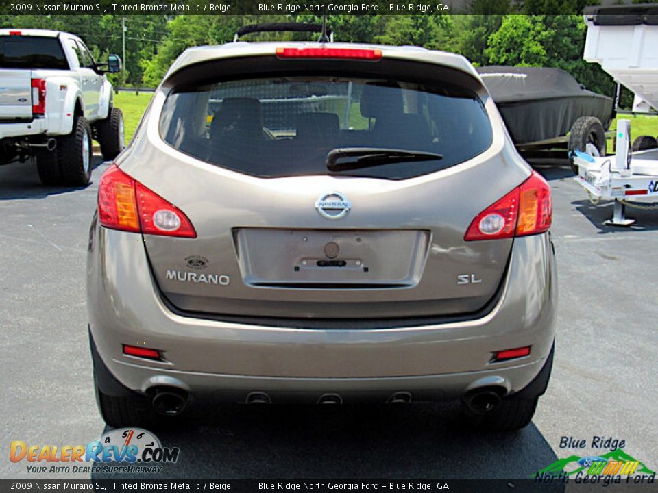 2009 Nissan Murano SL Tinted Bronze Metallic / Beige Photo #4