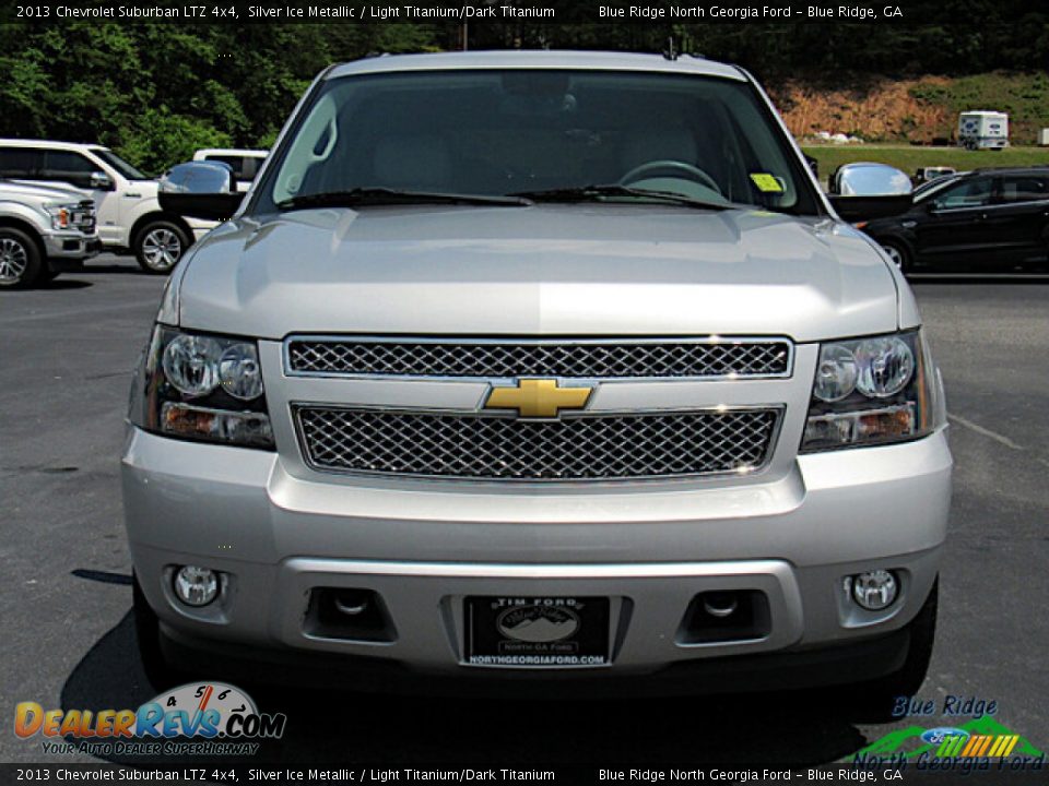 2013 Chevrolet Suburban LTZ 4x4 Silver Ice Metallic / Light Titanium/Dark Titanium Photo #8