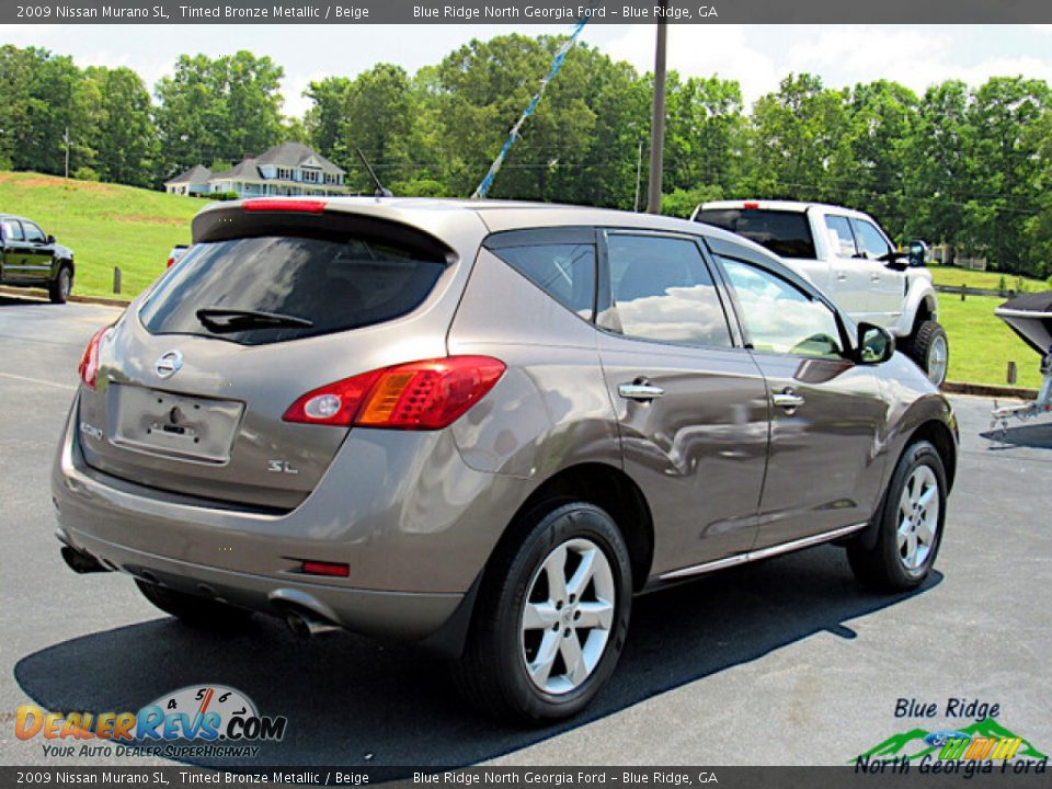 2009 Nissan Murano SL Tinted Bronze Metallic / Beige Photo #5