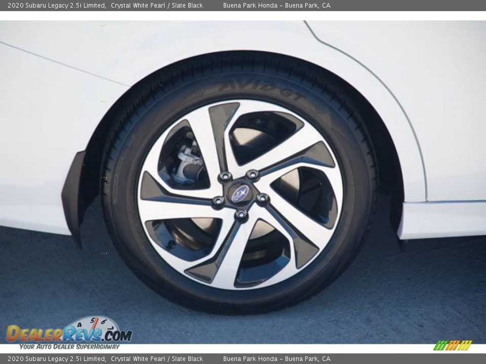 2020 Subaru Legacy 2.5i Limited Crystal White Pearl / Slate Black Photo #33