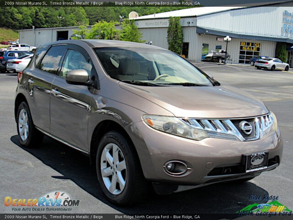 2009 Nissan Murano SL Tinted Bronze Metallic / Beige Photo #7