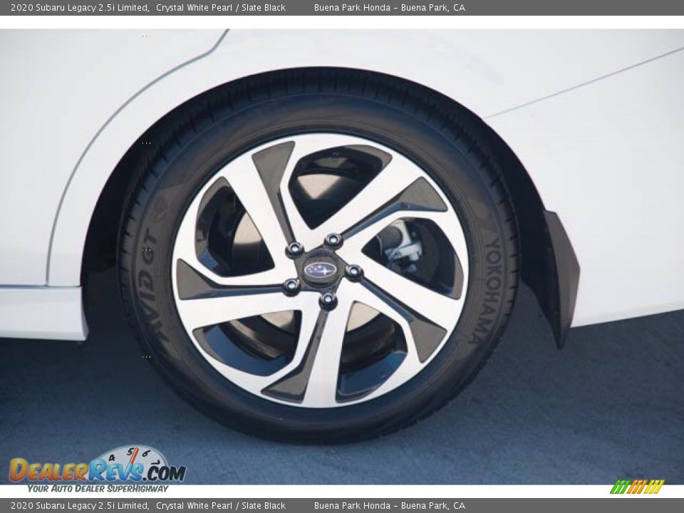 2020 Subaru Legacy 2.5i Limited Crystal White Pearl / Slate Black Photo #35