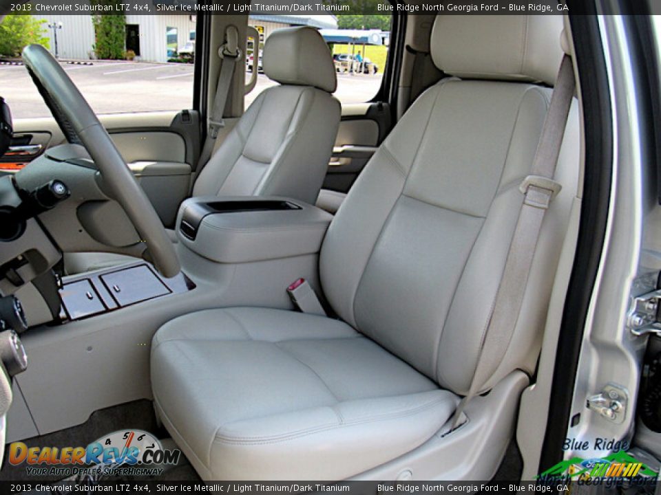 2013 Chevrolet Suburban LTZ 4x4 Silver Ice Metallic / Light Titanium/Dark Titanium Photo #11