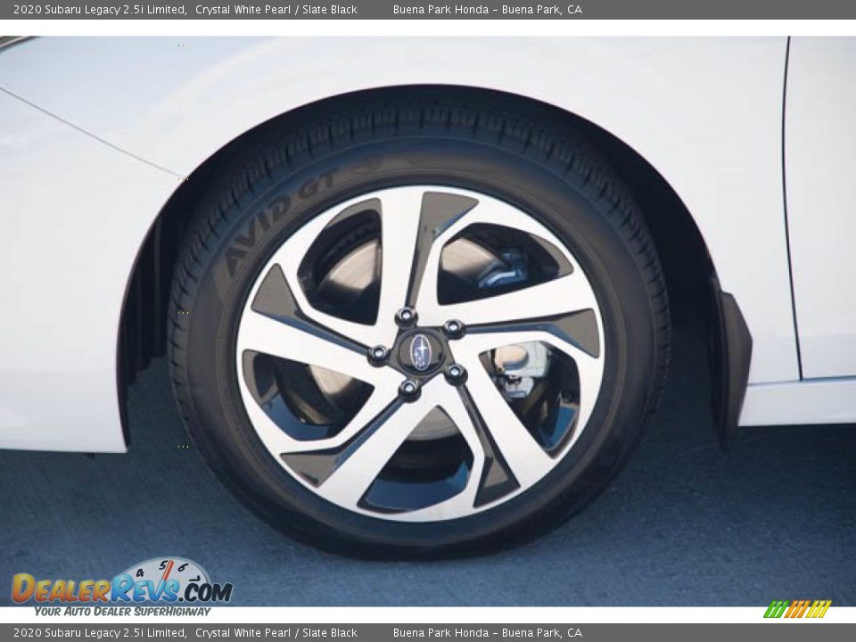 2020 Subaru Legacy 2.5i Limited Crystal White Pearl / Slate Black Photo #36