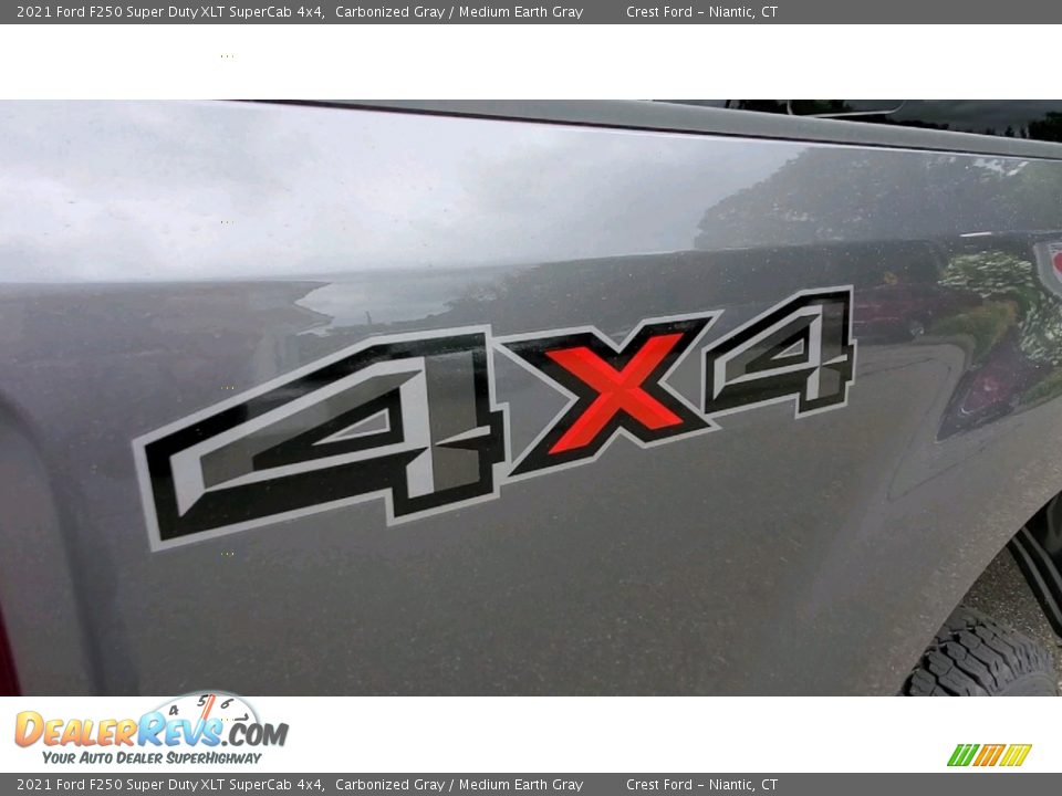 2021 Ford F250 Super Duty XLT SuperCab 4x4 Carbonized Gray / Medium Earth Gray Photo #9