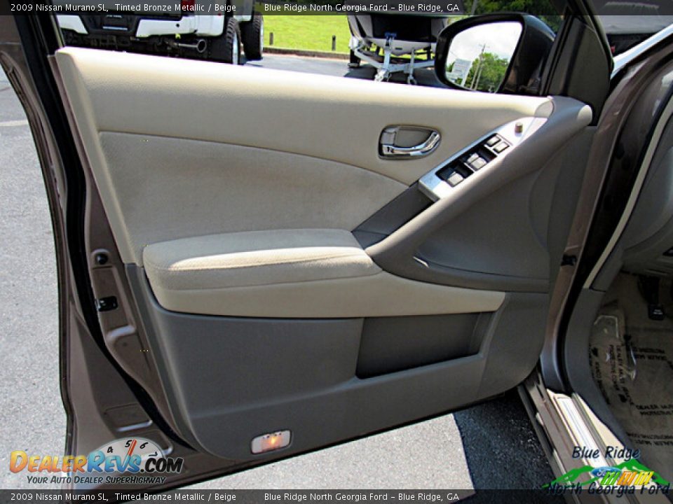 2009 Nissan Murano SL Tinted Bronze Metallic / Beige Photo #10