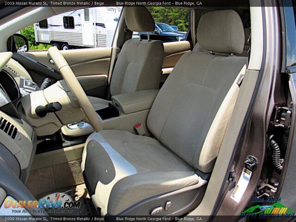 2009 Nissan Murano SL Tinted Bronze Metallic / Beige Photo #11