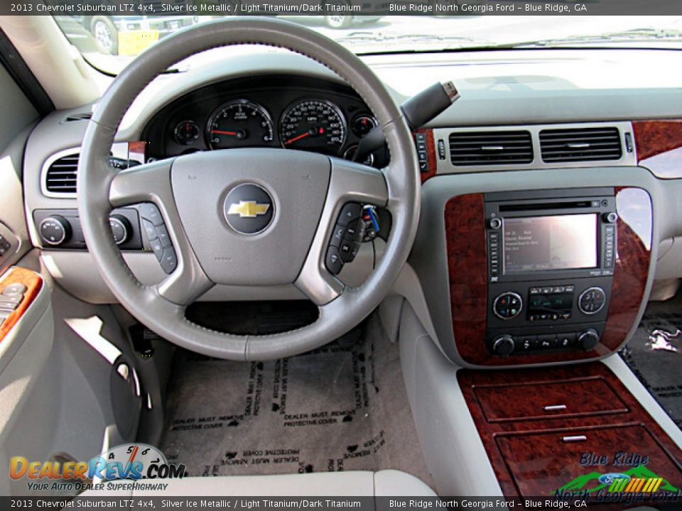 2013 Chevrolet Suburban LTZ 4x4 Silver Ice Metallic / Light Titanium/Dark Titanium Photo #16