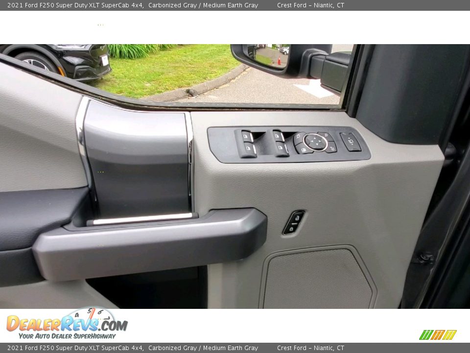 2021 Ford F250 Super Duty XLT SuperCab 4x4 Carbonized Gray / Medium Earth Gray Photo #12