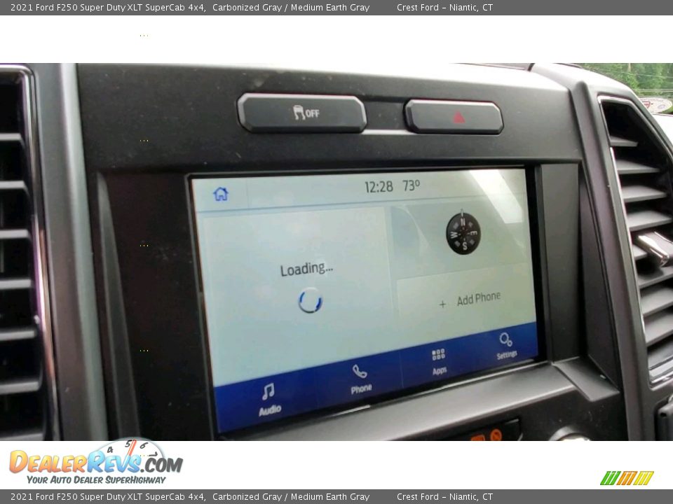 2021 Ford F250 Super Duty XLT SuperCab 4x4 Carbonized Gray / Medium Earth Gray Photo #14