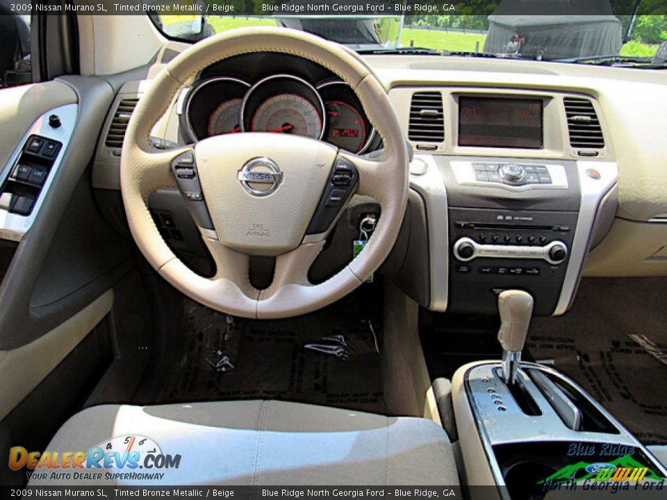 2009 Nissan Murano SL Tinted Bronze Metallic / Beige Photo #15