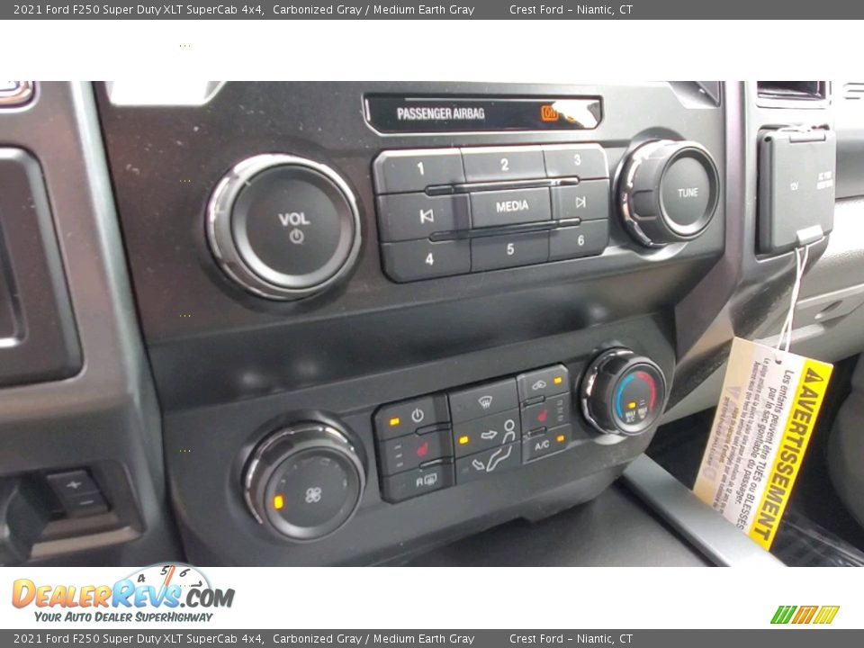 2021 Ford F250 Super Duty XLT SuperCab 4x4 Carbonized Gray / Medium Earth Gray Photo #15