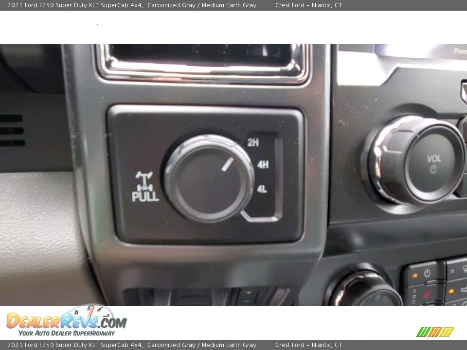 2021 Ford F250 Super Duty XLT SuperCab 4x4 Carbonized Gray / Medium Earth Gray Photo #16