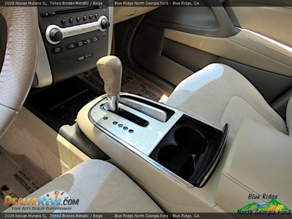 2009 Nissan Murano SL Tinted Bronze Metallic / Beige Photo #21