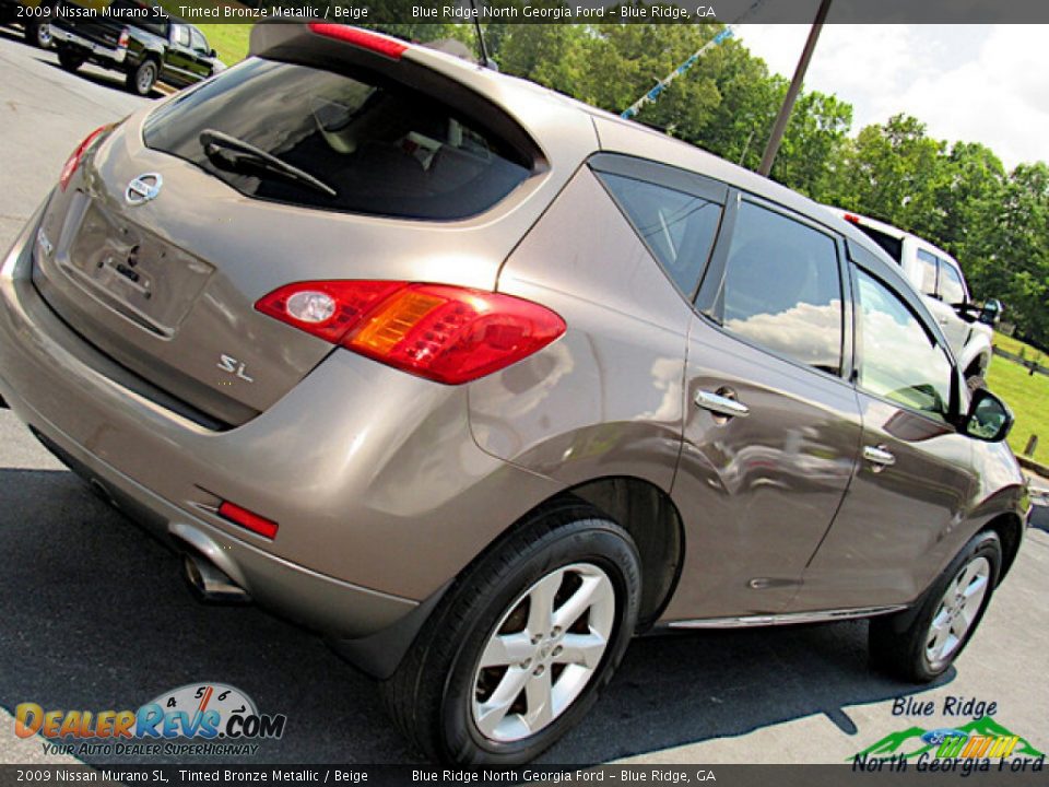 2009 Nissan Murano SL Tinted Bronze Metallic / Beige Photo #25