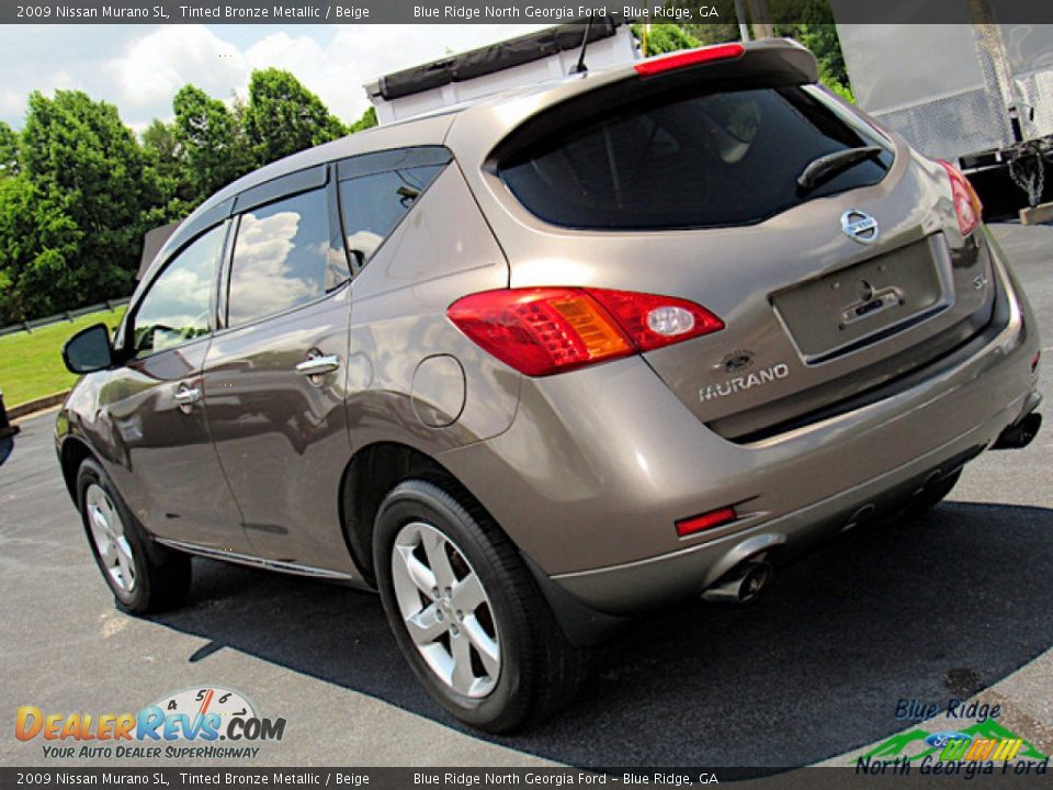 2009 Nissan Murano SL Tinted Bronze Metallic / Beige Photo #26