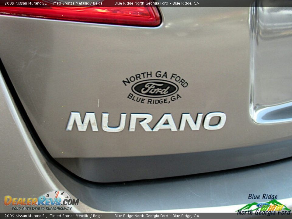 2009 Nissan Murano SL Tinted Bronze Metallic / Beige Photo #27