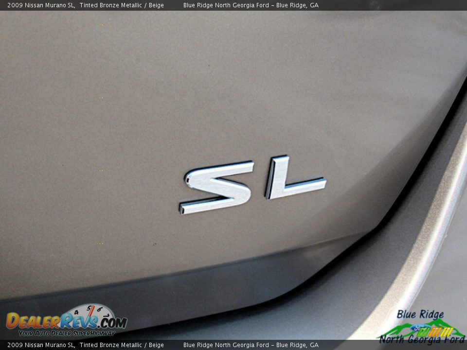 2009 Nissan Murano SL Tinted Bronze Metallic / Beige Photo #28