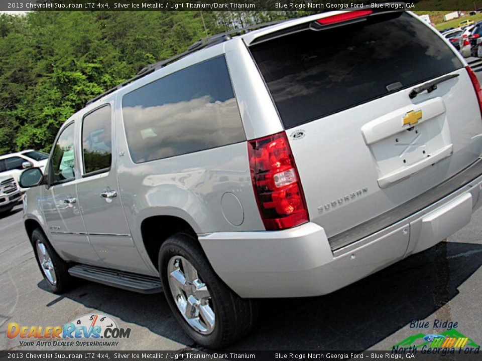 2013 Chevrolet Suburban LTZ 4x4 Silver Ice Metallic / Light Titanium/Dark Titanium Photo #32