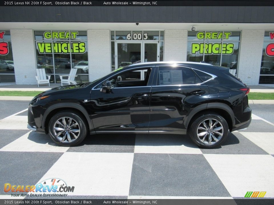 2015 Lexus NX 200t F Sport Obsidian Black / Black Photo #1