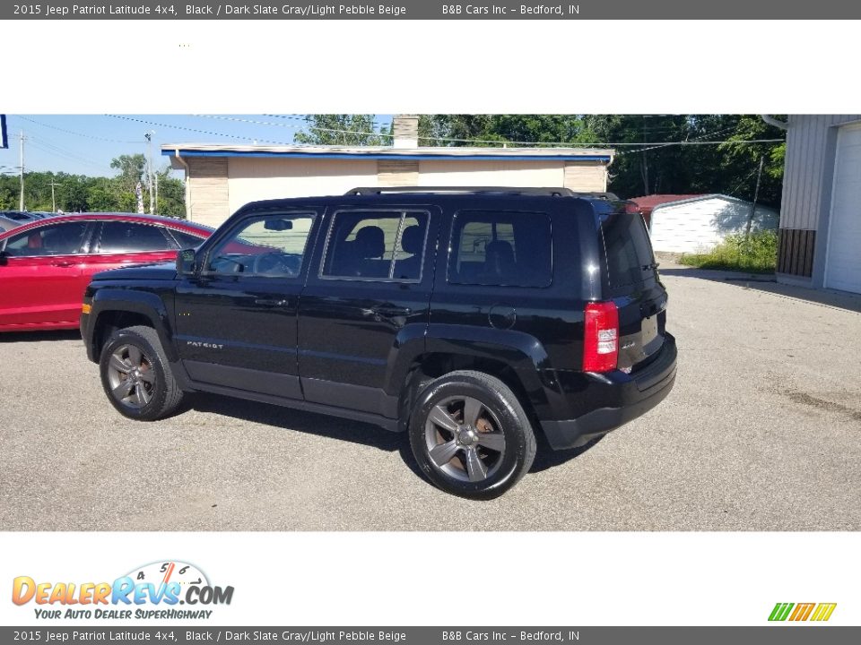 2015 Jeep Patriot Latitude 4x4 Black / Dark Slate Gray/Light Pebble Beige Photo #3