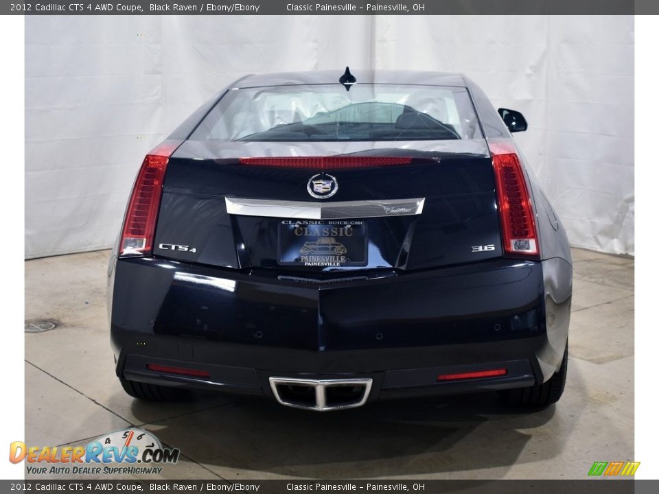 2012 Cadillac CTS 4 AWD Coupe Black Raven / Ebony/Ebony Photo #3