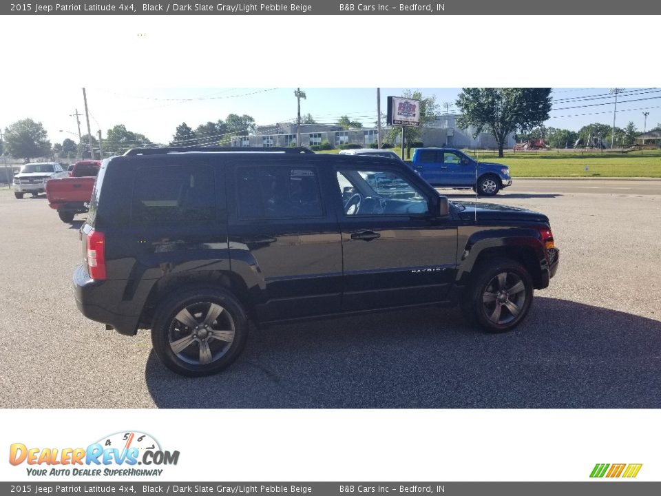 2015 Jeep Patriot Latitude 4x4 Black / Dark Slate Gray/Light Pebble Beige Photo #6