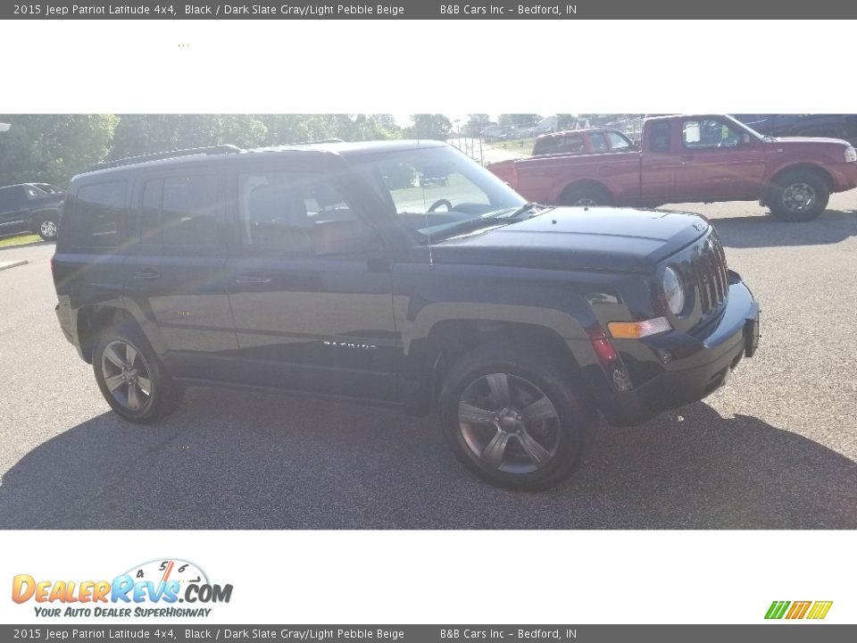 2015 Jeep Patriot Latitude 4x4 Black / Dark Slate Gray/Light Pebble Beige Photo #7